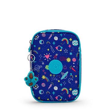 Bolsas Kipling 100 Pens Printed Case Azules | MX 1890YX